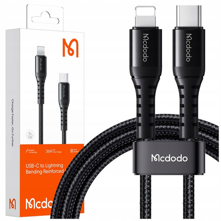 MCDODO CHARGER USB-C LIGHTNING FAST CHARGING CABLE FOR IPHONE 13 14 1M