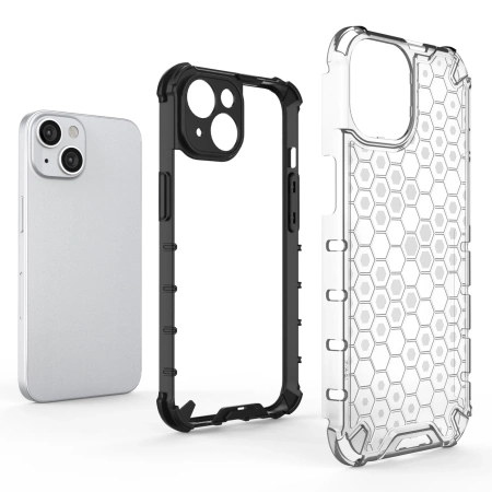 HURTEL ETUI POKROWIEC HONEYCOMB DO IPHONE 14 PLUS PANCERNY HYBRYDOWY