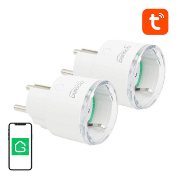 GOSUND INTELIGENTNE GNIAZDKO WIFI DO TUYA 3680W 16A 2-PAK ZDALNE STEROWANIE