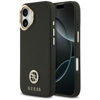 GUESS ETUI GRAINED STRASS LOGO DO IPHONE 17 MAGSAFE DESIGNERSKIE