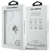 Etui Karl Lagerfeld IML Peekaboo Choupette MagSafe do Samsung Galaxy S26 Ultra przezroczysty