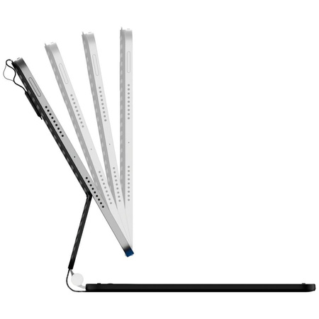 Etui Typecase Edge z klawiaturą do iPad  Air 11" 2024/2025 włókno węglowe