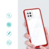 HURTEL CLEAR 3IN1 ETUI DO SAMSUNG GALAXY A42 5G POKROWIEC ŻELOWY Z RAMKĄ
