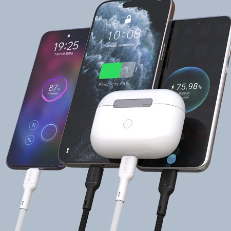 DUDAO KABEL L9C 65W USB-C DO USB-C DO TELEFONÓW 1M WYSOKA WERSJA