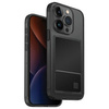 UNIQ etui Air Fender ID iPhone 15 Pro 6.1" szary/smoked grey tinted Cardslot