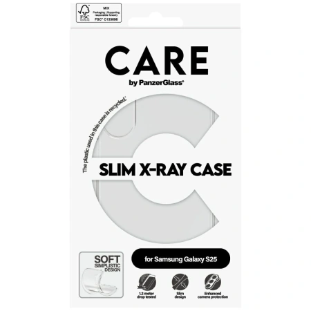 PANZERGLASS ETUI CARE BY DO SAMSUNG GALAXY S25 PRZEZROCZYSTE WYSOKA OCHRONA