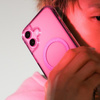 Skinarma etui Saido iPhone 16 6.1       Magnetic Charging różowy/pink