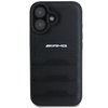 MERCEDES ETUI CASE POKROWIEC DO IPHONE 16 SKÓRZANE Z DEBOSSED LINES Z LOGO