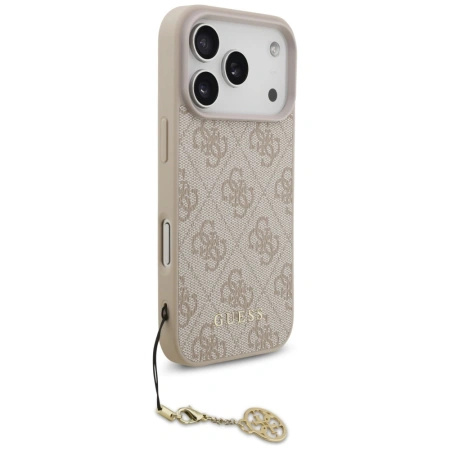 GUESS ETUI 4G CHARMS COLLECTION MAGSAFE DO IPHONE 17 PRO Z LUKSUSOWYM