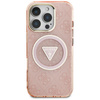 GUESS ETUI 4G CIRCLE DO IPHONE 16 PRO MAX DO MAGSAFE Z METALICZNYM