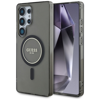 GUESS ETUI POKROWIEC DO SAMSUNG GALAXY S25 ULTRA MAGNETYCZNE GLITTER CIRCLE