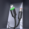 MCDODO ŁADOWARKA KABEL USB-C LIGHTNING SZYBKIEGO ŁADOWANIA DO IPHONE 1M LED