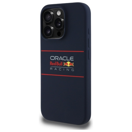 Red Bull RBHMP16X24SIHSRV iPhone 16 Pro  Max 6.9 hardcase granatowy/navy Silicone Horizontal Logo MagSafe