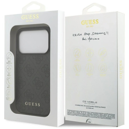 GUESS ETUI CLASSIC DO IPHONE 17 PRO WYSOKOŚCI OCHRONY I LUKSUSOWEGO
