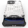 HURTEL HONEYCOMB ETUI DO IPHONE 13 PRO MAX PRZEZROCZYSTE Z ŻELOWĄ RAMKĄ