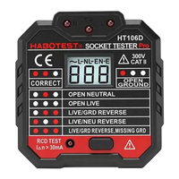 HABOTEST TESTER DO GNIAZDA Z WYŚWIETLACZEM CYFROWYM WYSOKA PRECYZJA HT106D