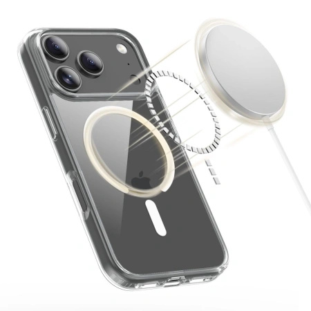 Etui Tech-Protect FlexAir Hybrid MagSafe na iPhone 17 Pro - przezroczyste