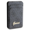 Etui Guess Wallet Card Slot Stand GUWMSHG4SHK - czarne MagSafe 4G Classic Logo