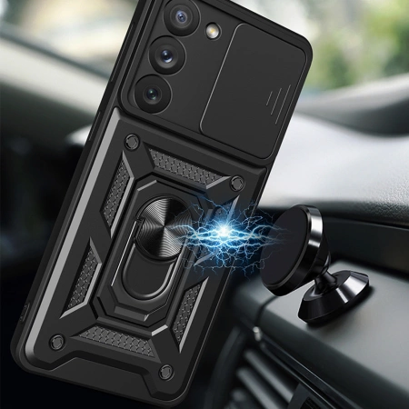 HURTEL HYBRID ARMOR CAMSHIELD ETUI DO SAMSUNG GALAXY S23+ PANCERNY