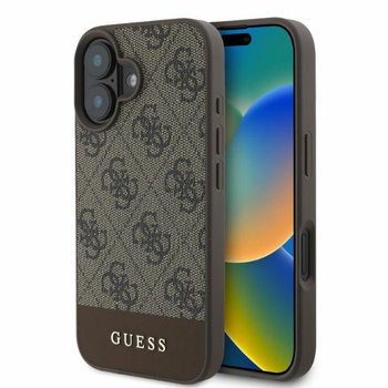 GUESS ETUI CASE POKROWIEC HARDCASE DO IPHONE 16 6.1 4G BOTTOM STRIPE
