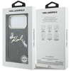 Etui Karl Lagerfeld IML Choupettes Karl  Script Logo MagSafe do iPhone 17 Pro Max czarny