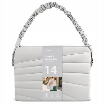 INNOSTYLE TORBA NA LAPTOPA 13 14 WODOODPORNA CARRYLITE ELASTIC STRAP SZARA