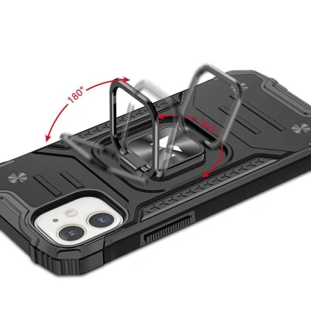 WOZINSKY RING ARMOR ETUI PANCERNE DO IPHONE 14 Z MAGNETYCZNYM UCHWYTEM