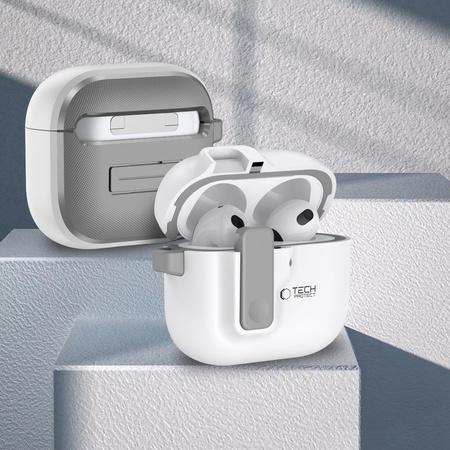 TECH-PROTECT ETUI SLIM HOOK DO APPLE AIRPODS 4 Z DODATKOWĄ OCHRONĄ I WYGODĄ