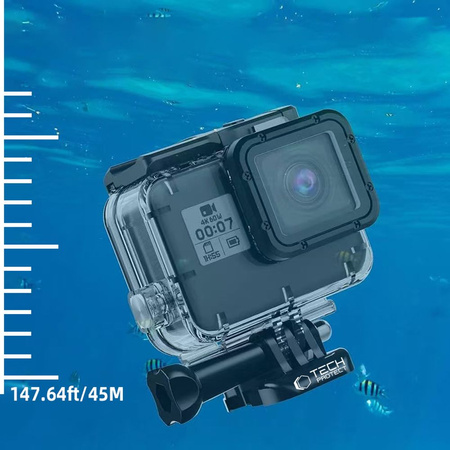 TECH-PROTECT OBUDOWA WODOODPORNA DO GOPRO HERO 5 6 7 CASE ZO WYSOKĄ OCHRONĄ