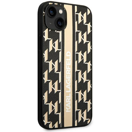 Karl Lagerfeld KLHCP14MPGKLSKW iPhone 14 Plus 6,7" hardcase brązowy/brown Monogram Stripe