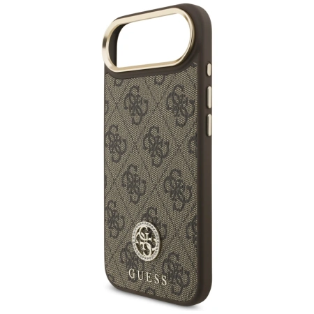 GUESS ETUI 4G STRASS LOGO DO IPHONE AIR MAGSAFE Z PRZEWAGĄ ODPORNOŚCI NA