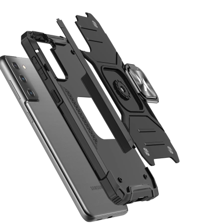 WOZINSKY RING ARMOR PANCERNE ETUI HYBRYDOWE DO SAMSUNG GALAXY S22 ULTRA