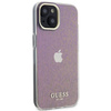 Guess GUHCP15SHDECMP iPhone 15 6.1" różowy/pink hardcase IML Faceted Mirror Disco Iridescent