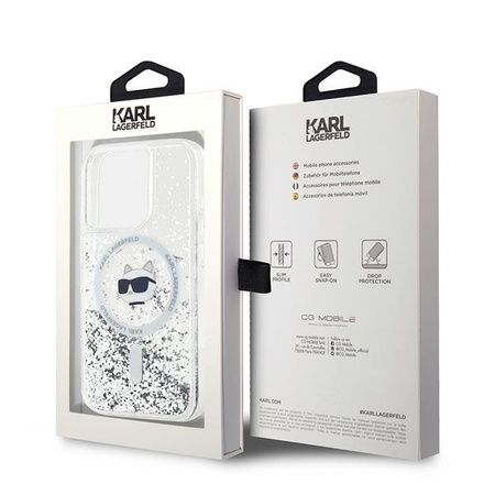 KARL LAGERFELD ETUI HARDCASE LIQUID GLITTER DO IPHONE 14 PRO MAX 6.7
