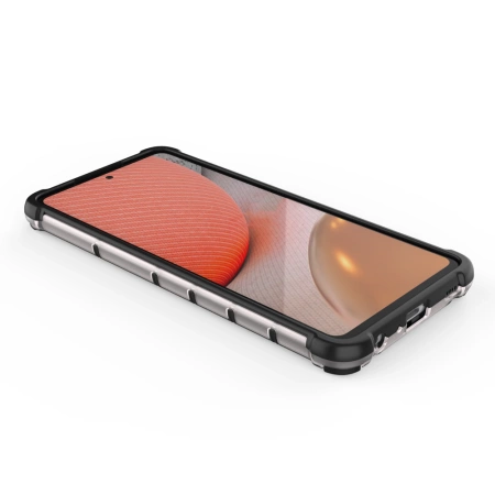 HURTEL POKROWIEC PANCERNY HONEYCOMB DO SAMSUNG GALAXY A72 4G Z RAMKĄ ŻELOWĄ