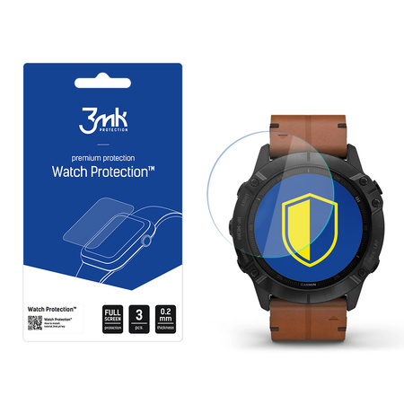3MK SZKŁO HYBRYDOWE DO GARMIN FENIX 6X FLEXIBLEGLASS ZABEZPIECZENIE