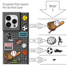 PINIT PRZYPINKI SPORTS PIN DO CASE WZÓR 1 PERSONALIZUJ TELEFON IPHONE