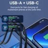 WOZINSKY ŁADOWARKA USB-C DO TELEFONÓW 36W DO SAMOCHODU Z SZYBKIM ŁADOWANIEM