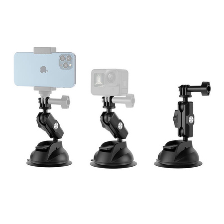 TELESIN UCHWYT PRZYSSAWKA DO GOPRO HERO 12 11 10 9 TELEFON KOMPAKTOWY