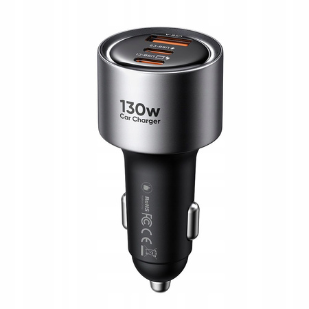 MCDODO SZYBKA ŁADOWARKA SAMOCHODOWA DO TELEFONU LAPTOPA 2X USB-C USB-A 130W