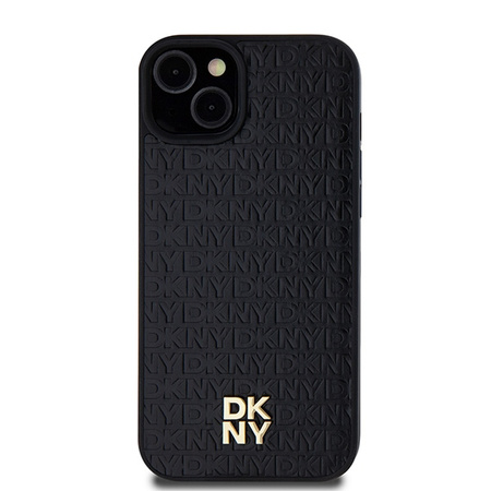 DKNY ETUI HARDCASE SKÓRZANE DO IPHONE 15 PLUS 14 PLUS DO MAGSAFE MONOGRAM