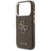 Etui Guess FW Resin Logo do iPhone 17 Pro brązowy