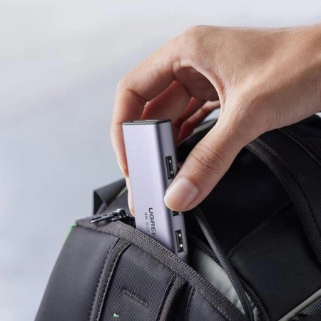 UGREEN HUB USB TYP C 6W1 DO TELEFONÓW 3x USB 3.2 HDMI 4K 60Hz CZYTNIK SD TF