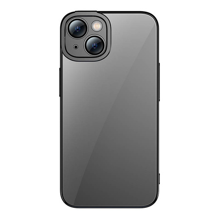 BASEUS ZESTAW OCHRONNY DO IPHONE 14 PLUS ETUI I SZKŁO HARTOWANE CZARNY