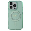 GUESS ETUI HARDCASE DO IPHONE 16 PRO 6.3 DO MAGSAFE IML RHINESTONES ZIELONE