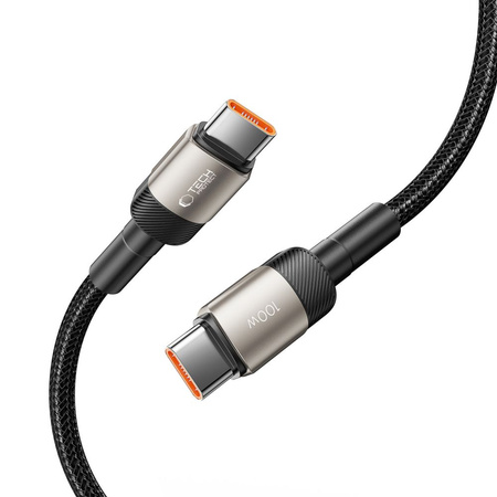 TECH-PROTECT KABEL USB-C DO ŁADOWANIA PD100W 5A 100CM DO TELEFONÓW TITANIUM