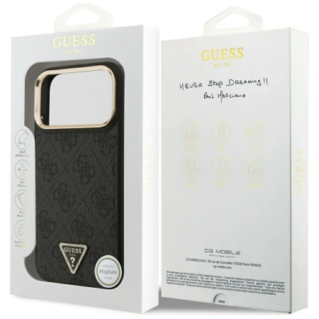 GUESS ETUI DO IPHONE 17 PRO MAX MAGSAFE LOGO 4G Z MAGNETYCZNYM