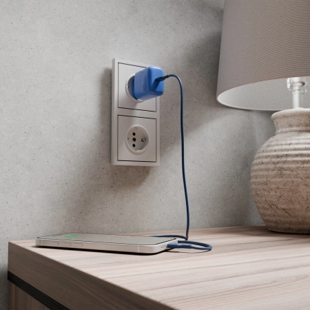 Kabel Puro ICON USB-C - USB-C 1,5m - niebieski