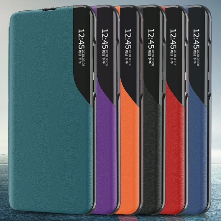 HURTEL ECO LEATHER VIEW CASE POKROWIEC DO SAMSUNG GALAXY A72 4G Z KLAPKĄ