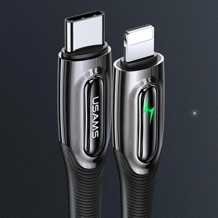 USAMS KABEL PLECIONY USB-C NA DO LIGHTNING DO IPHONE 11 12 13 14 20W PD